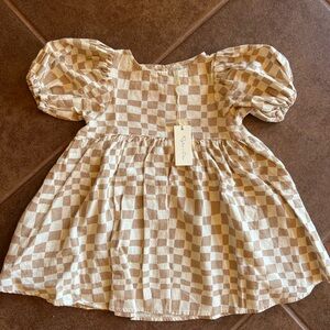 Rylee + Cru checkered dress